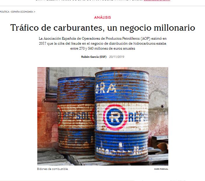 Tráfico de carburantes, un negocio millonario