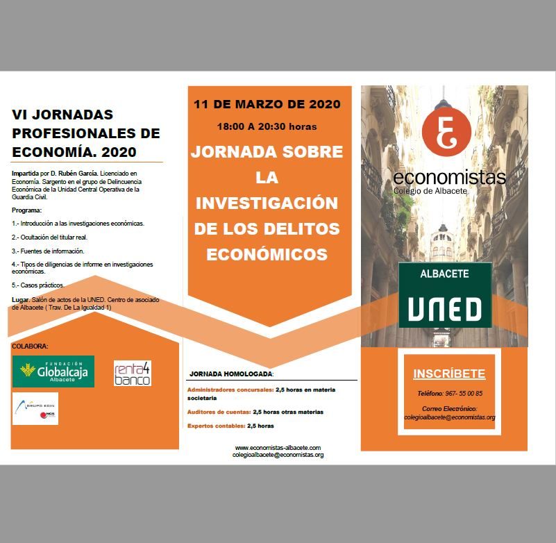 Jornada de investigación de delitos económicos