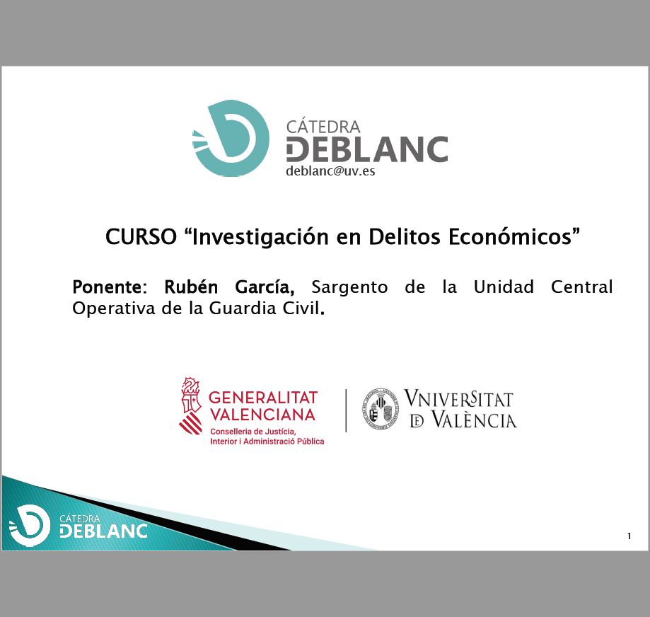 Investigacion de delitos economicos